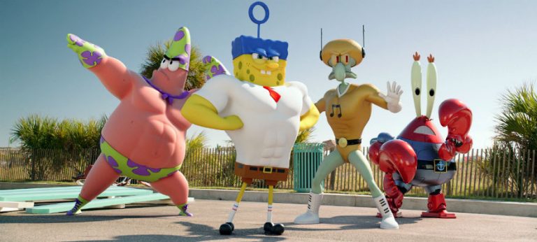 The characters from The Spongebob Movie: Sponge Out Of Water