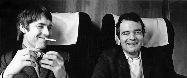 Chris Stamp and Kit Lambert, stars of the documentary Lambert and Stamp