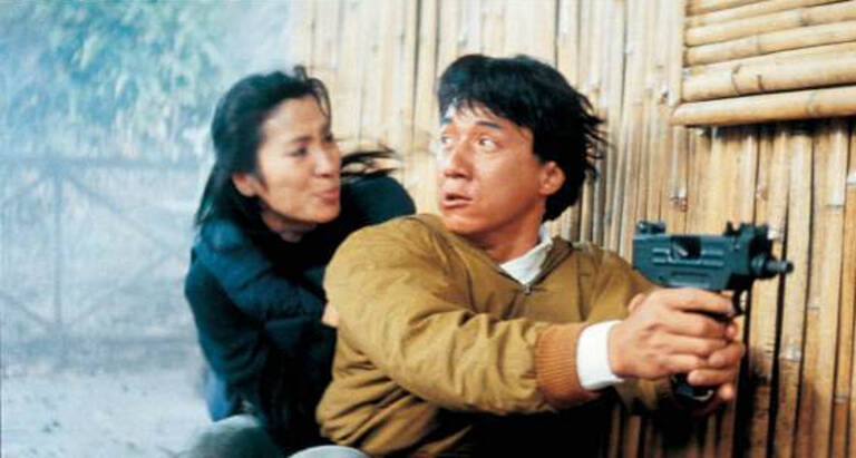 A 4K restoration of the much-loved Jackie Chan film – it’s the one with the astonishing car, helicopter and train chase finale
