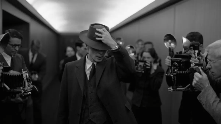 Written and directed by Christopher Nolan, Oppenheimer is an IMAX®-shot epic thriller that thrusts audiences into the pulse-pounding paradox of the enigmatic man who must risk destroying the world in order to save it.