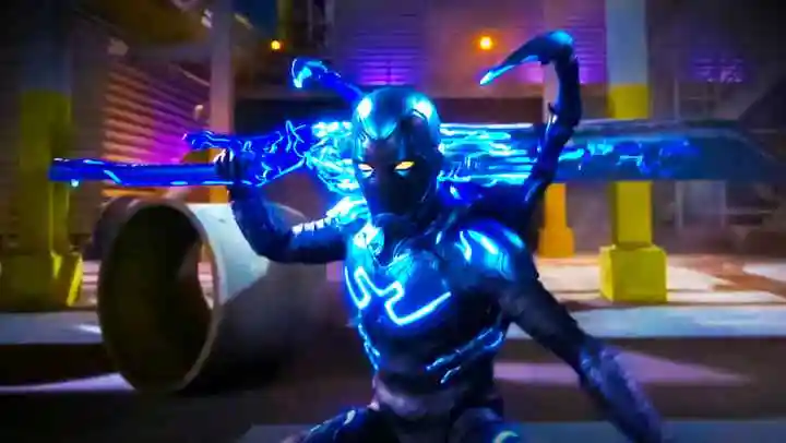 From Warner Bros. Pictures comes the feature film “Blue Beetle,” marking the DC Super Hero’s first time on the big screen. The film, directed by Angel Manuel Soto, stars Xolo Maridueña in the title role as well as his alter ego, Jaime Reyes.