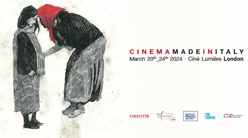 Cinecittà, the French Institute in London and The Italian Cultural Institute are delighted to announce the full line-up of films for the 14th edition of CINEMA MADE IN ITALY, London’s favourite film festival highlighting the best Italian cinema from the past year, which returns to Ciné Lumière in South Kensington from 20 to 24 March 2024.
