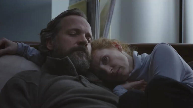 Jesssica Chastain plays Sylvia, a carer in a day centre  and, we later discover, a recovering alcoholic who hasn’t had a drink for 13 years.