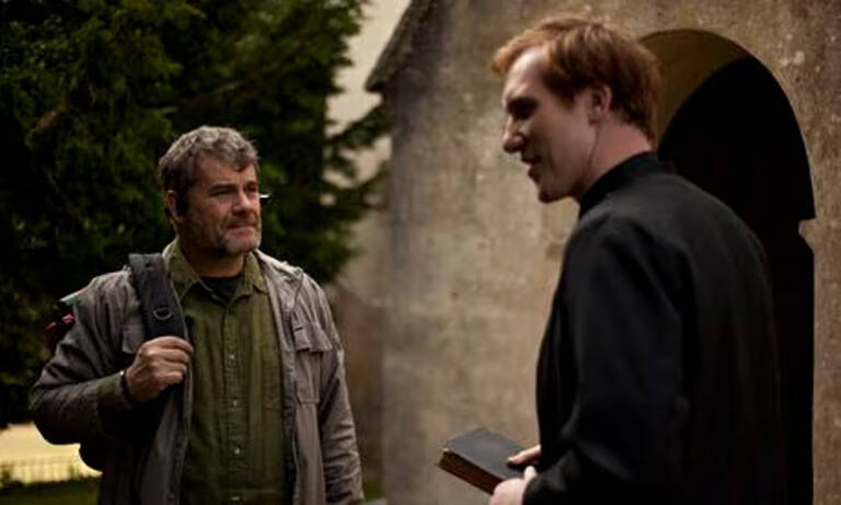 A small team of Vatican-backed paranormal investigators rocks up at a graffiti-covered Devon church after being called in by the local priest.