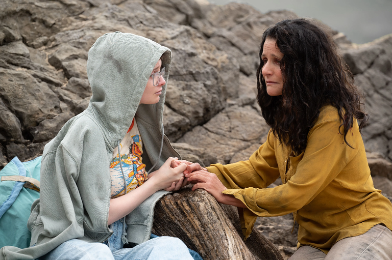 The two main characters in the film are Tuesday (Lola Petticrew), the teenage girl of the title and her mother Zora (Julia Louis-Dreyfus).