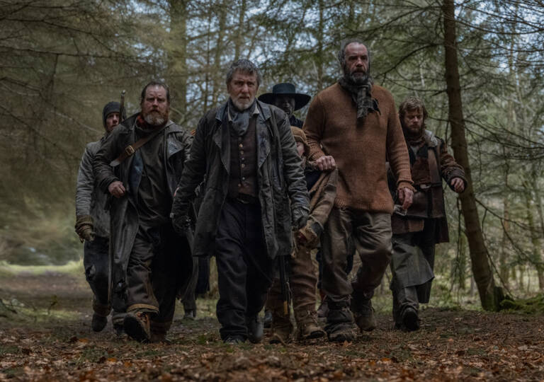 This is Samurai Western set in late 18th century Scotland, which writer/director John Maclean chooses to see as being analogous with the early Wild West .