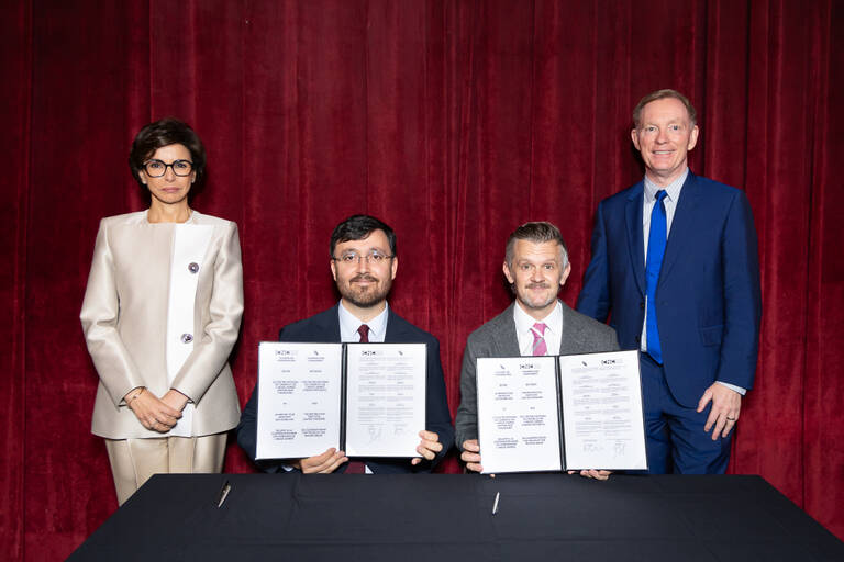 CNC & BFI today signed an ambitious Moving Image Co-operation Agreement at BFI Southbank.
