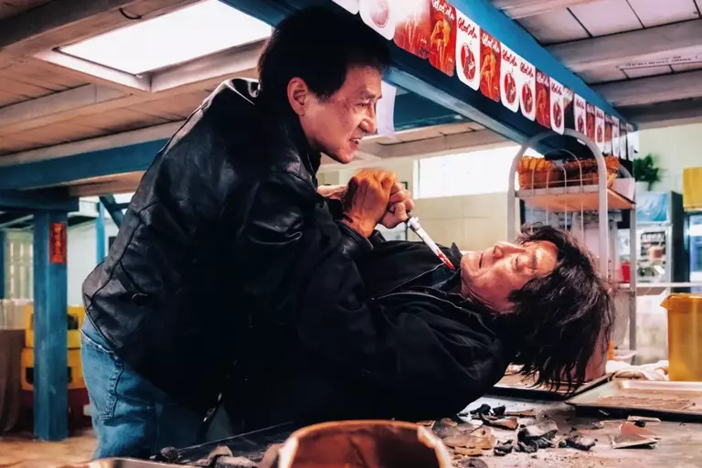 Jackie Chan returns in The Shadow’s Edge, an action-thriller where the police chase down a notorious heist crew led by longtime fugitive Fu Lang-seng (Tony Ka Fai Leung), known as The Shadow.