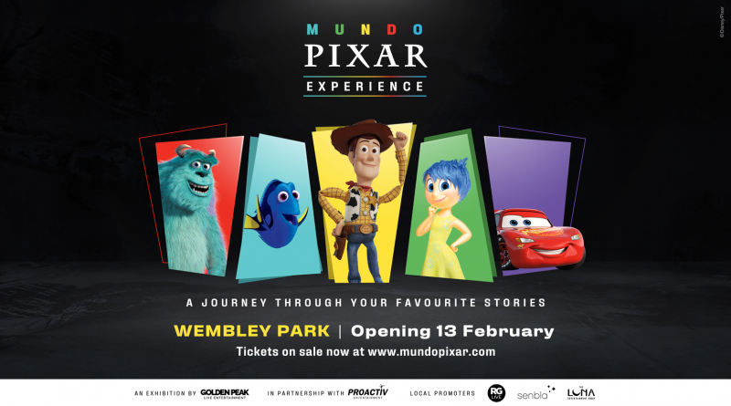 Tickets are on sale now for Mundo Pixar Experience, the hugely anticipated multi-sensory exhibition which lands in Wembley Park, London February 2026.