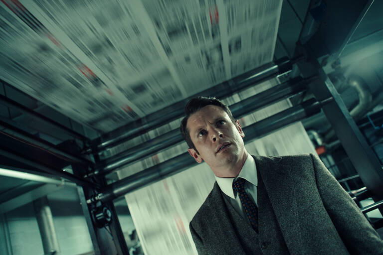 STUDIOCANAL, MEDIA RES and House Productions today reveal a first look at Jack O’Connell as The Sun editor Larry Lamb.