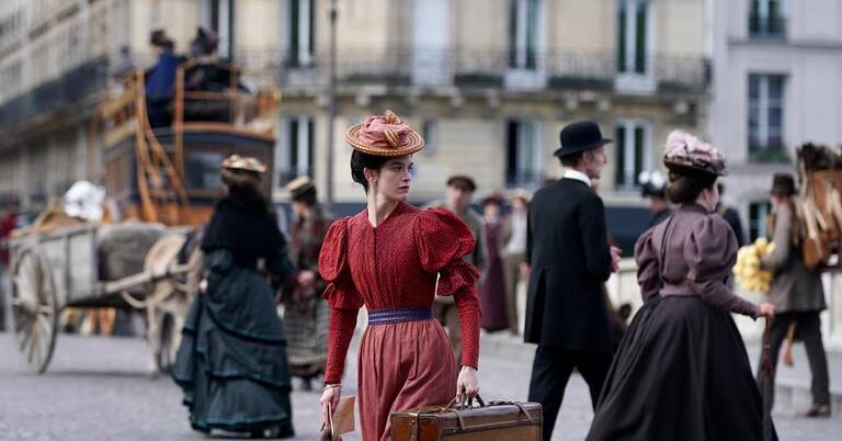 The contrasts and also the similarities between life and attitudes in the two eras is an ongoing thread of the film.