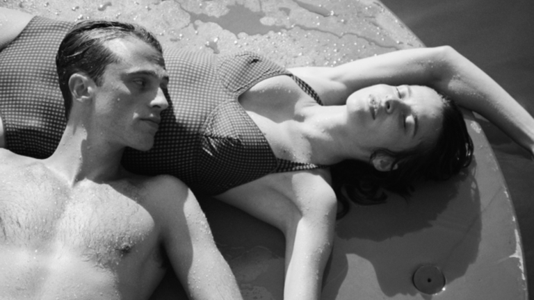 The period and setting are evoked in crisp black and white, opening with archive footage of Algeria which tells us clearly that we have two cultures in the same physical place but not interacting with each other.