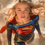 Supergirl (Alcock) put in a brief appearance at the end of Corenswet’s Superman debut film last year, to reclaim her feisty and adorable Krypto dog.