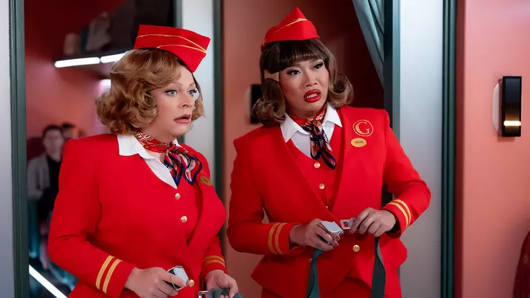 The story is loosely inspired by Airplane, the 1980 comedy which sent up the disaster movies of the previous decade. 