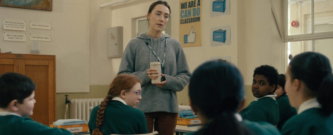 Saoirse Ronan plays schoolteacher Maria, whose class is constantly disrupted by Danny (Eddie Waller).