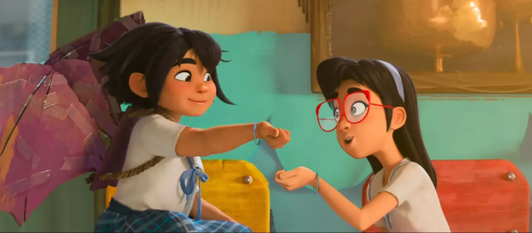 The plot is actually a bit standard – characters in a strange environment who make some friends, face some dangers and must find their way home while learning some life lessons.